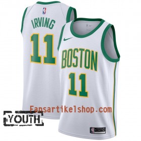 Boston Celtics Trikot Kyrie Irving 11 2018-19 Nike City Edition Weiß Swingman - Kinder
